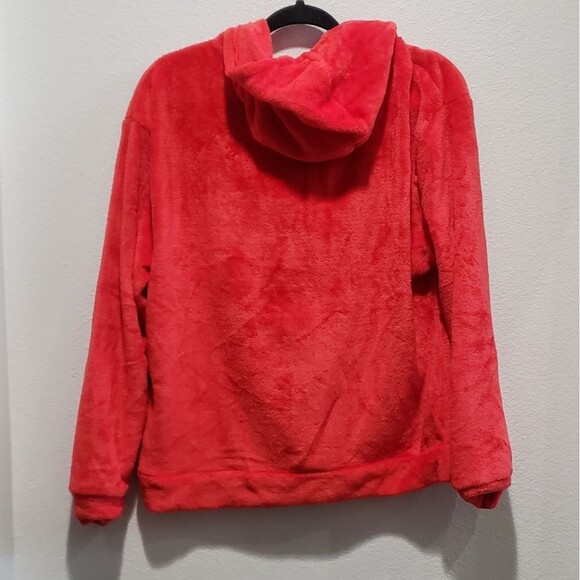 Red Santa swestshirt with mask covered with beard NWT size XL - Picture 2 of 5